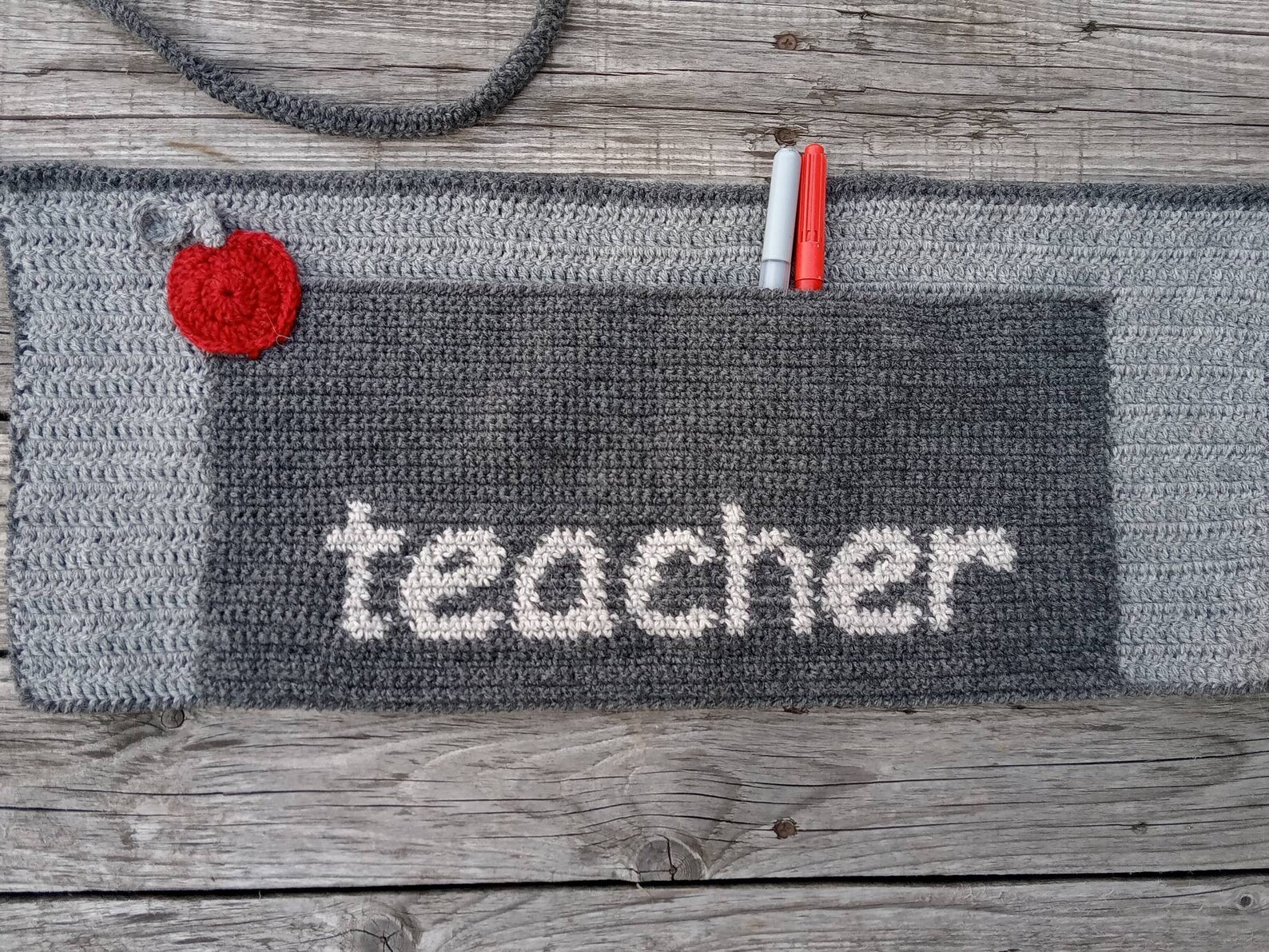 Personalized Teacher gift CROCHET PATTERN Custom Teacher gift Etsy