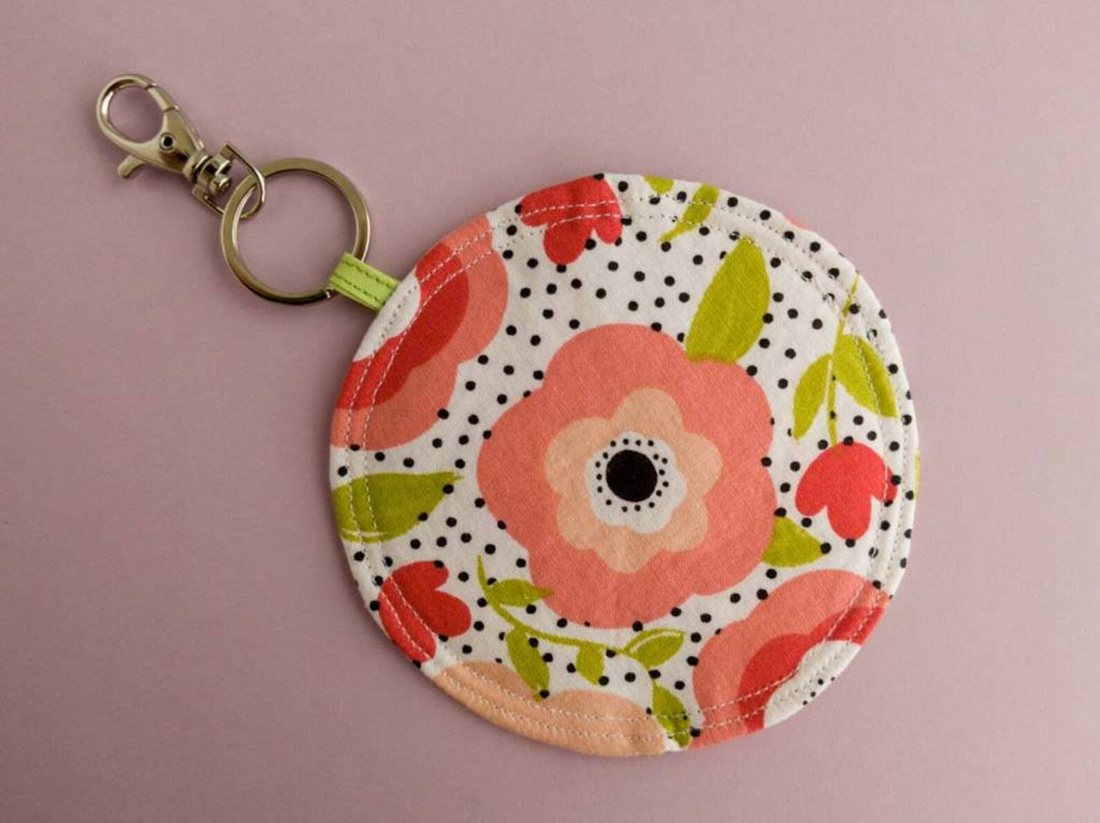 Keychain Zipper Pouch Small Gadget Bag for Her Keyring Etsy