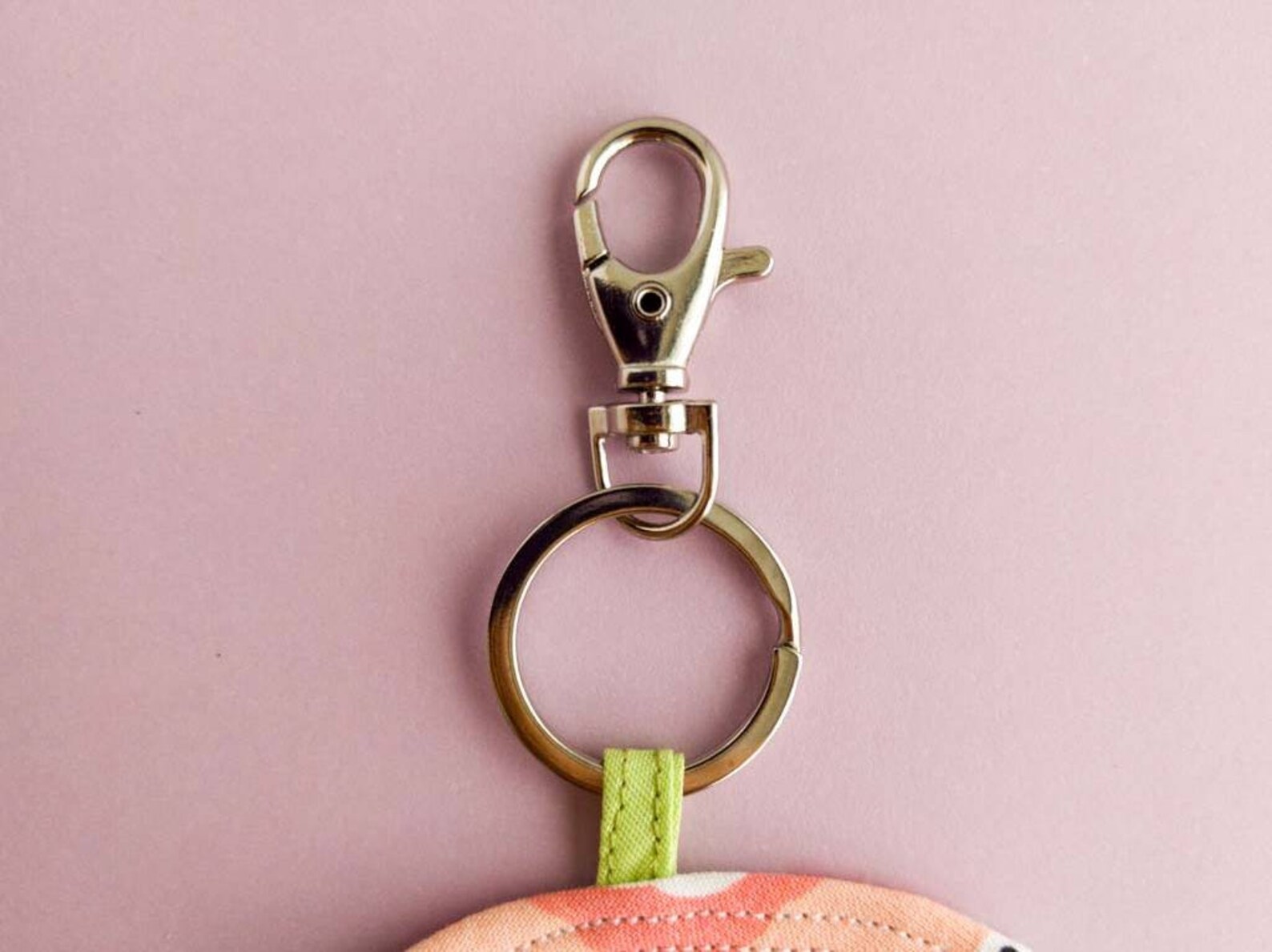 Keychain Zipper Pouch Small Gadget Bag for Her Keyring Etsy