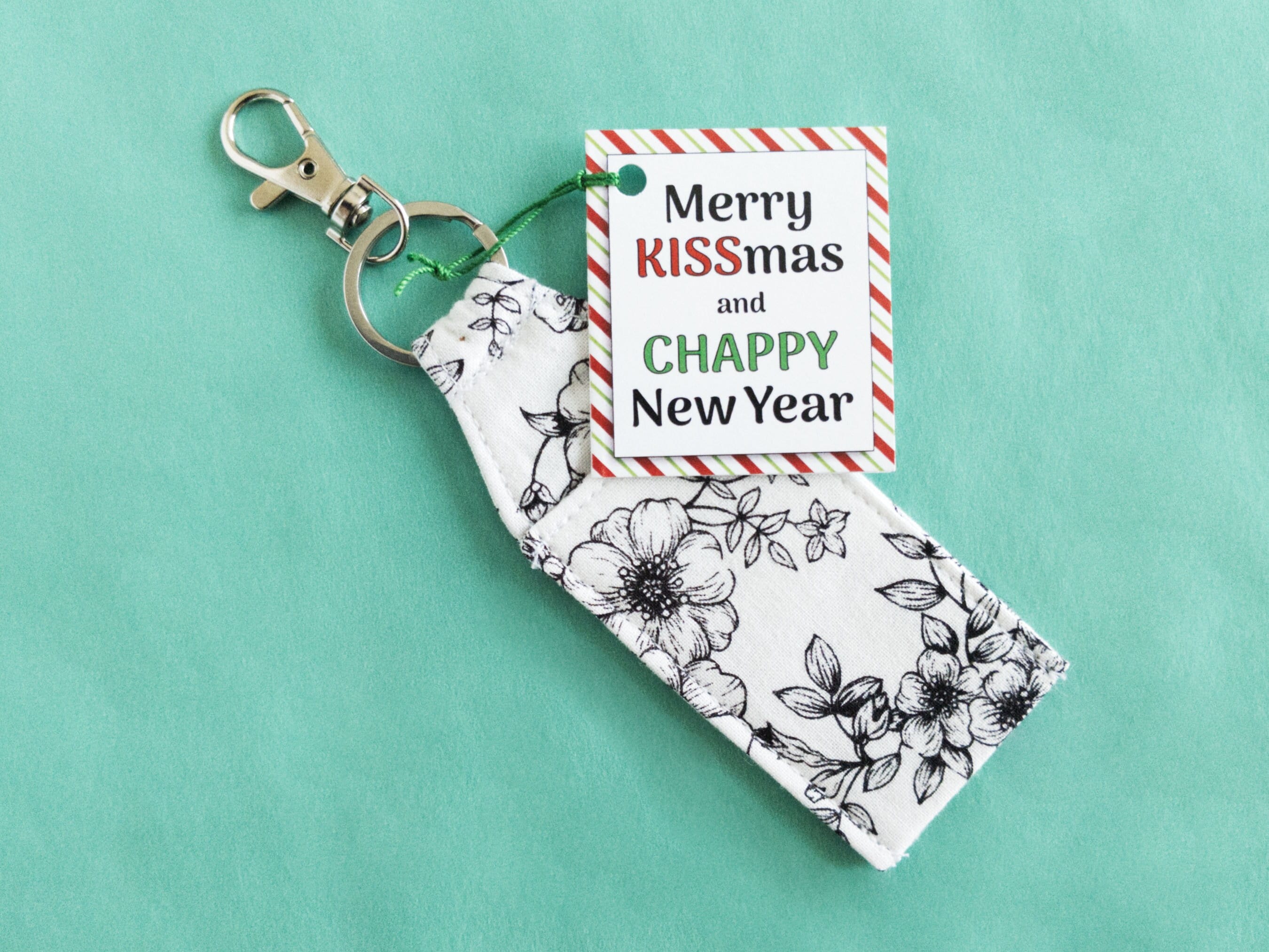  Christmas Stocking Stuffer - Chapstick Holder - Bulk Gifts -  Under 5 Dollars - Set of 6 Lip Balm Keychains - Teacher Gift - Coworker  Gifts : Handmade Products
