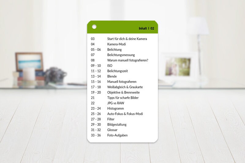 Cheat Card Per Fotografi - 46 Pagine Con Impostazioni E Consigli Per Foto Perfette - Foto 13