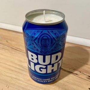 Bud Light Handmade Soy Candle with custom scent