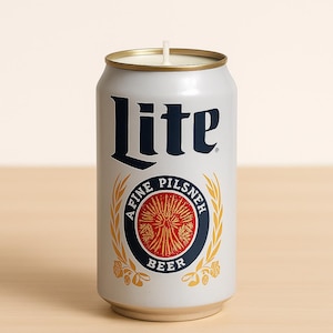 Miller Lite handgemaakte sojakaars met aangepaste geur