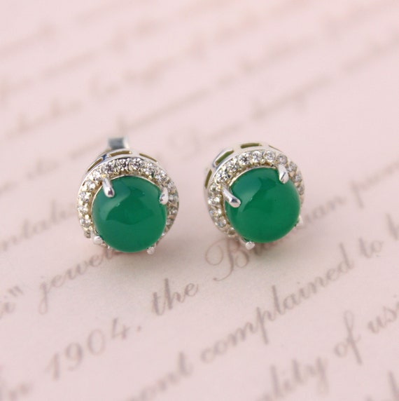 Green Onyx Tales Earrings Green Onyx Tales Earrings