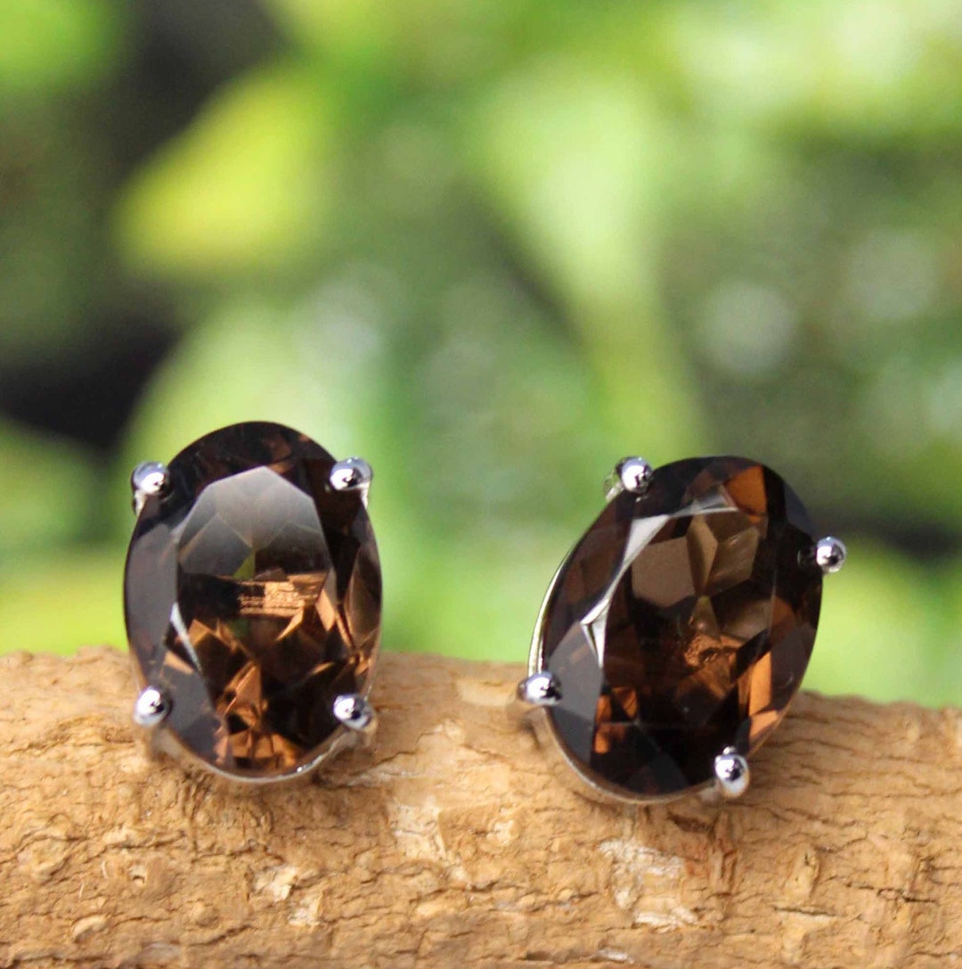 アクセサリー r.alagan KNOT SMOKY QUARTZ EARRINGS R.ALAGAN ララガン-KNOT SMOKY QUARTZ EARRINGS-SILVER - LOCALERS