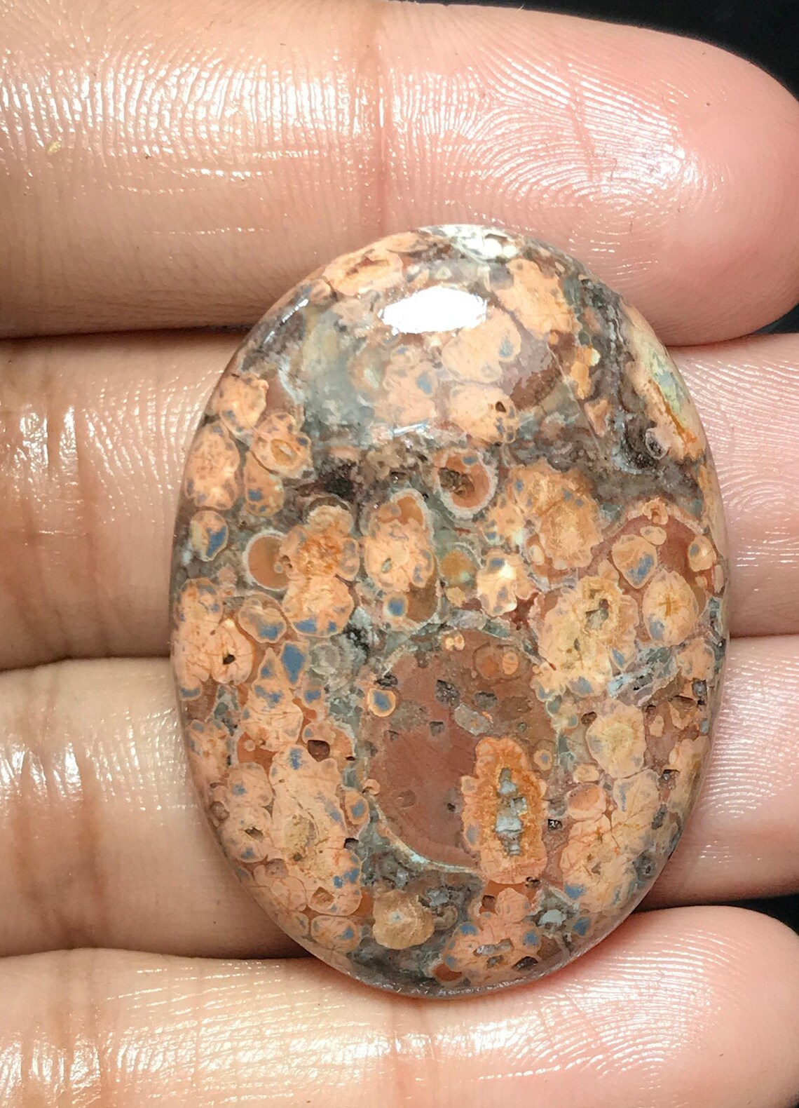 Natural Poppy Jasper Cabochon AAA Quality Gemstone Loose Etsy