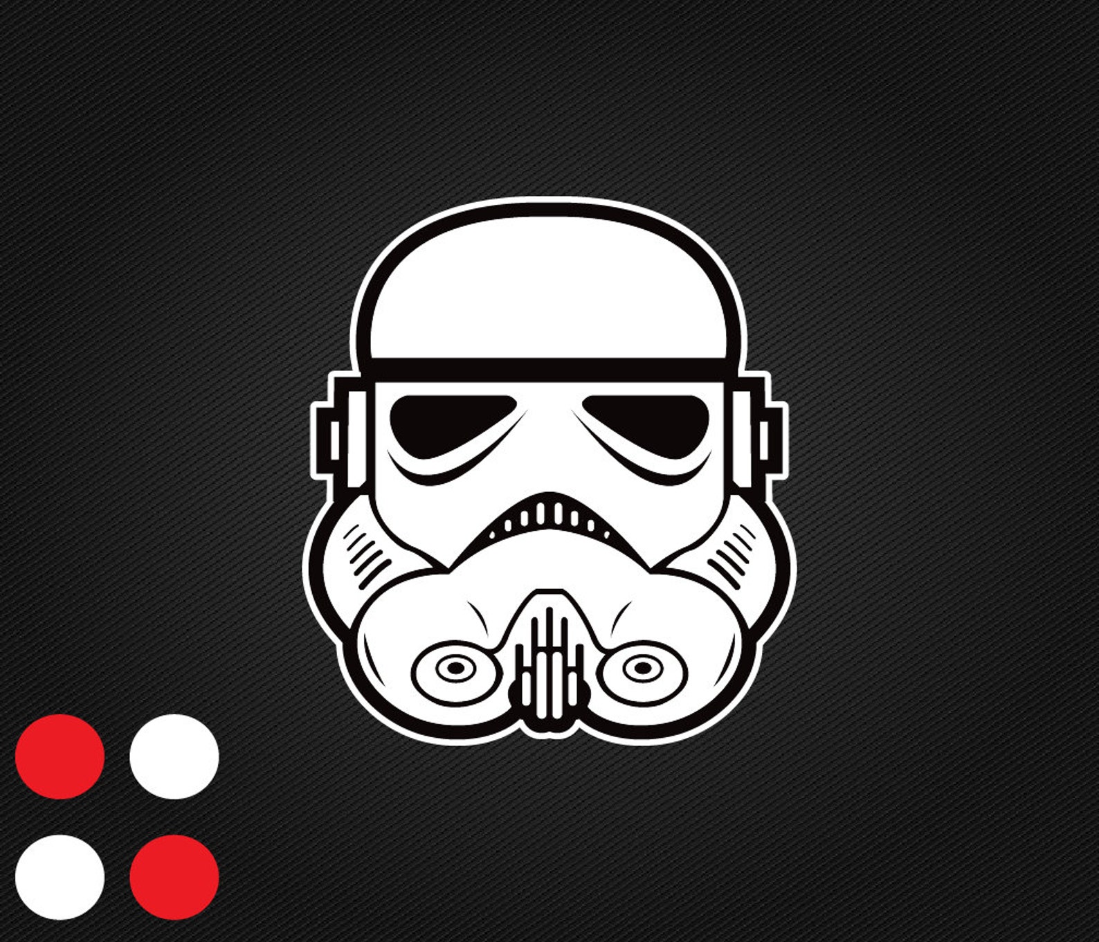 STORMTROOPER Helmet Vinyl Decal Sticker from Star Wars Scout Etsy
