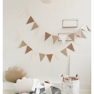 This beautiful pastel bunting banner will be perfect decoration for kids nursery, anniversary, festive, baby shower or restaurant. it made from 100% cotton fabric and have a OEKO-TEX sertificate. We do custom order for triangle flags as many you need