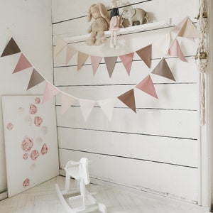 White sage green and grey bunting banner for kid nursery wimpelkette baderole garden festive baby shower custom order pennant chain cotton triangles premium fabric 1st birthday party nursery room home weddings wall decor girlande madchen kinderzemmer