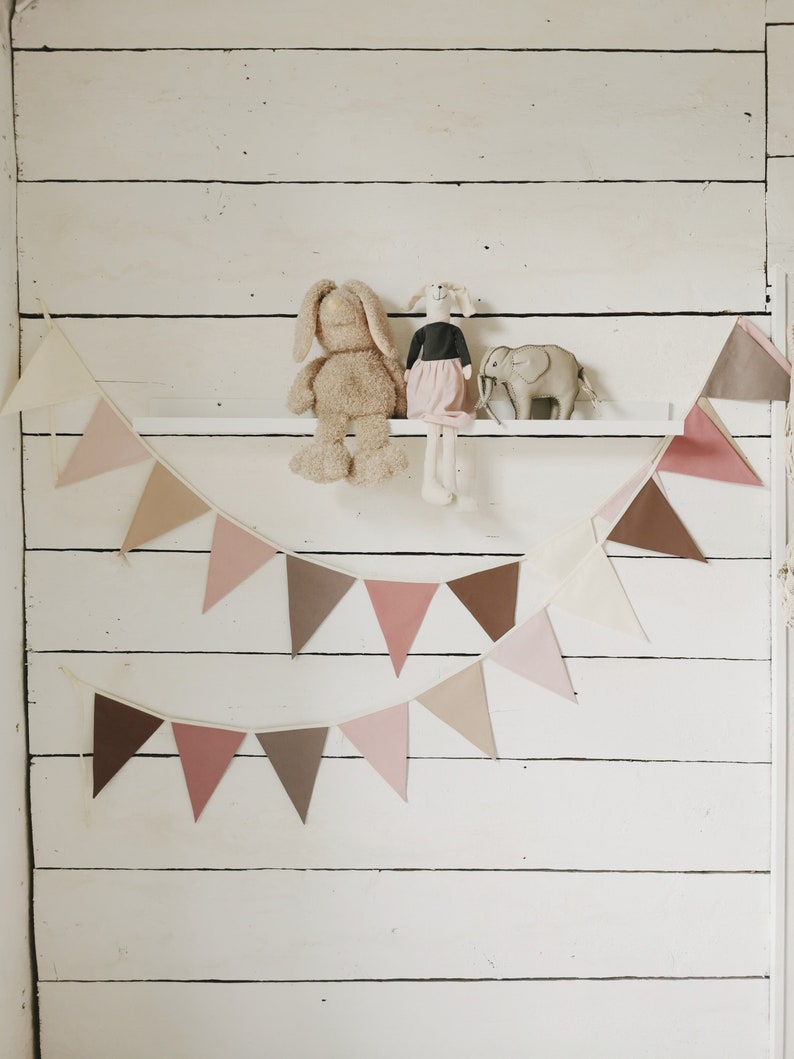 White sage green and grey bunting banner for kid nursery wimpelkette baderole garden festive baby shower custom order pennant chain cotton triangles premium fabric 1st birthday party nursery room home weddings wall decor girlande madchen kinderzemmer