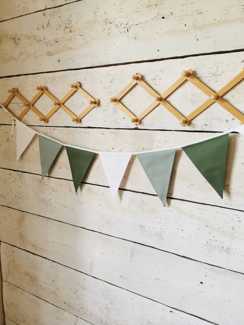 Cotton fabric triangle pennant chain for kid nursery, 1st birthday party, baby shower, garden festive, restaurant, wimpelkette fur kinder and kinderzimmer, wimpel, banderole, garland, girlande, custom, personalization, bulk option, diffirent sizes