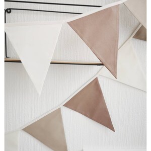 This beautiful pastel bunting banner will be perfect decoration for kids nursery, anniversary, festive, baby shower or restaurant. it made from 100% cotton fabric and have a OEKO-TEX sertificate. We do custom order for triangle flags as many you need