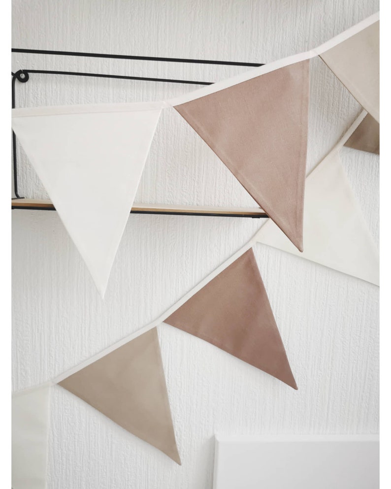 This beautiful pastel bunting banner will be perfect decoration for kids nursery, anniversary, festive, baby shower or restaurant. it made from 100% cotton fabric and have a OEKO-TEX sertificate. We do custom order for triangle flags as many you need