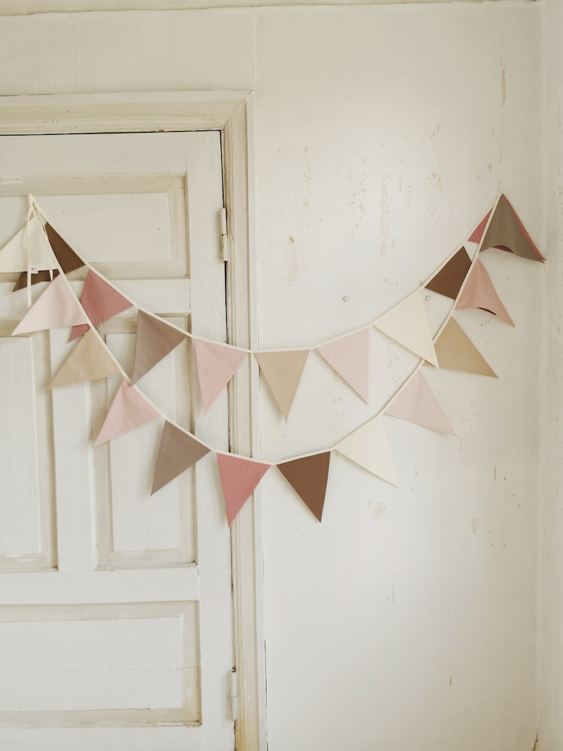 White sage green and grey bunting banner for kid nursery wimpelkette baderole garden festive baby shower custom order pennant chain cotton triangles premium fabric 1st birthday party nursery room home weddings wall decor girlande madchen kinderzemmer