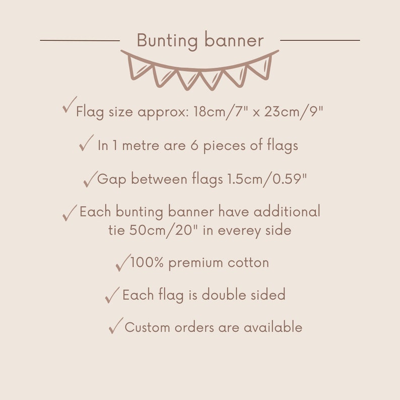Bunting banner, Custom bunting slinger, Garland voor babyshower, Wimpelkette voor jongens, Bunting voor meisjes, 1e verjaardagsfeestje, Wimpelketting afbeelding 3