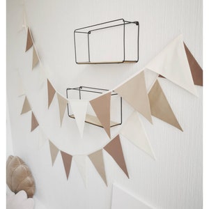 This beautiful pastel bunting banner will be perfect decoration for kids nursery, anniversary, festive, baby shower or restaurant. it made from 100% cotton fabric and have a OEKO-TEX sertificate. We do custom order for triangle flags as many you need