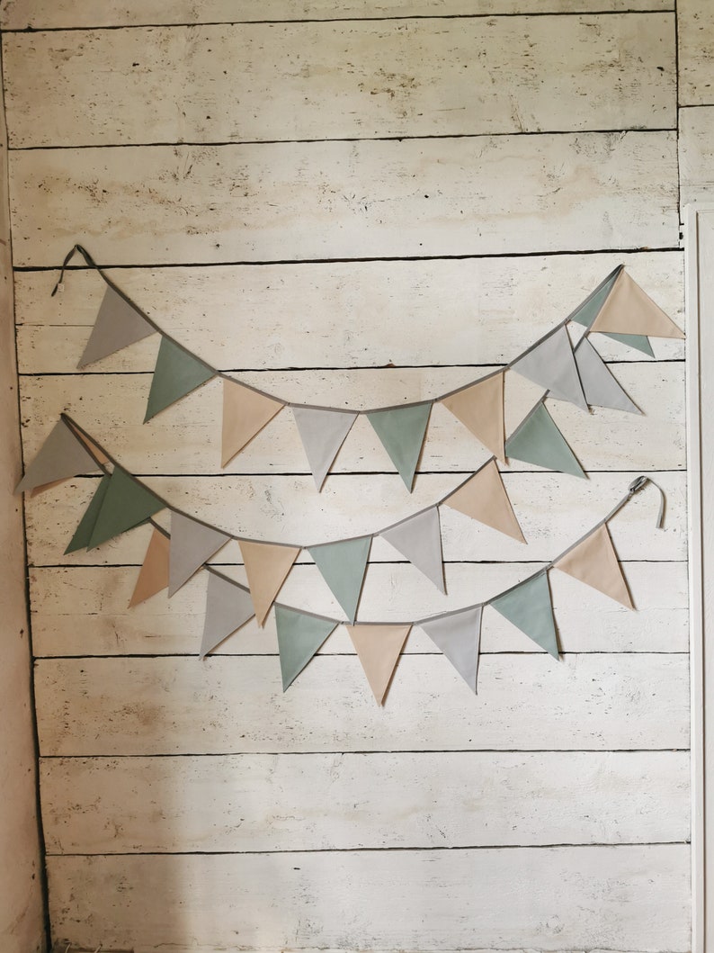 Bunting banner, Custom bunting slinger, Garland voor babyshower, Wimpelkette voor jongens, Bunting voor meisjes, 1e verjaardagsfeestje, Wimpelketting afbeelding 1