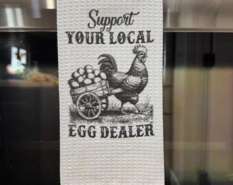Chicken  Egg Dealer Kitchen Towel