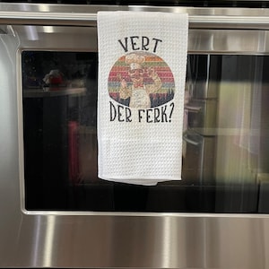 Zweedse chef vert de ferk keukenhanddoek