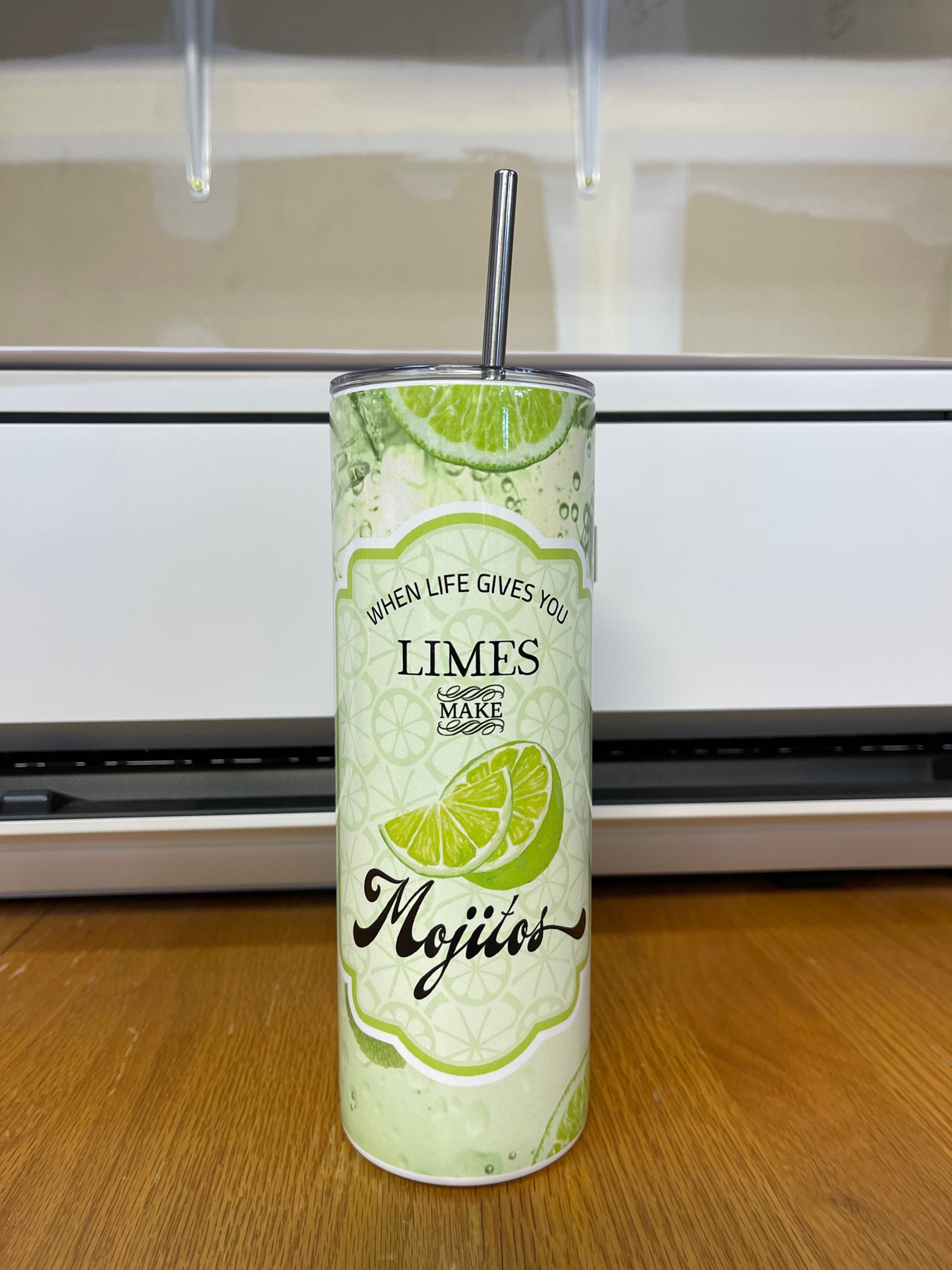 When Life Gives You Limes Make Mojitos Tumbler 20oz. Includes Etsy