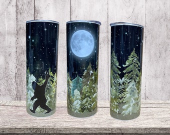 Bigfoot Tumbler: Sublimated Stainless Steel Cup