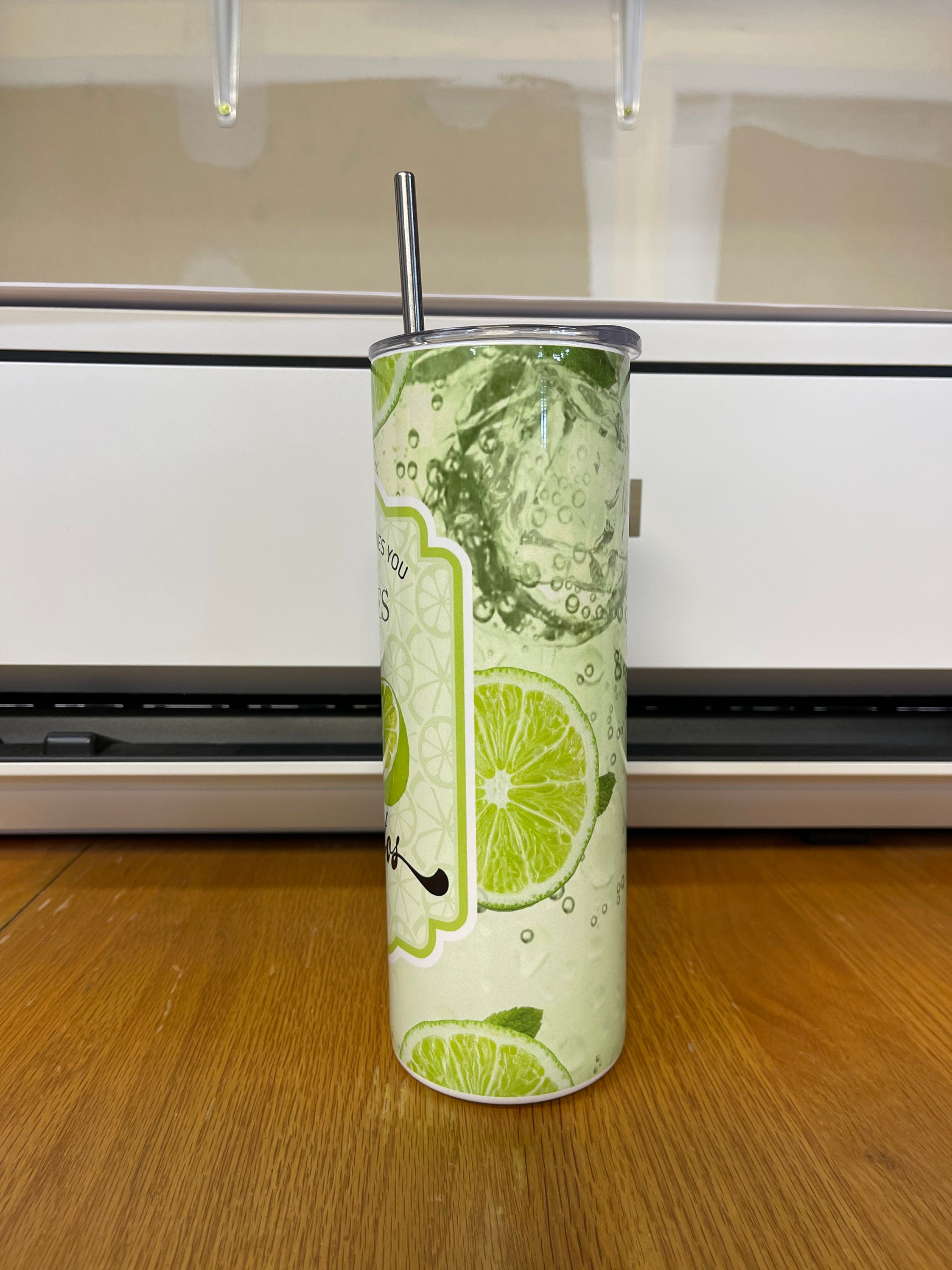 When Life Gives You Limes Make Mojitos Tumbler 20oz. Includes Etsy