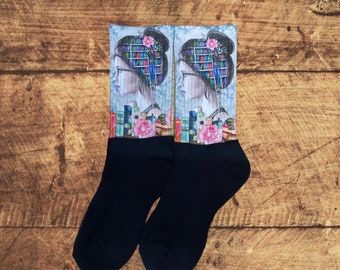 Book lover socks