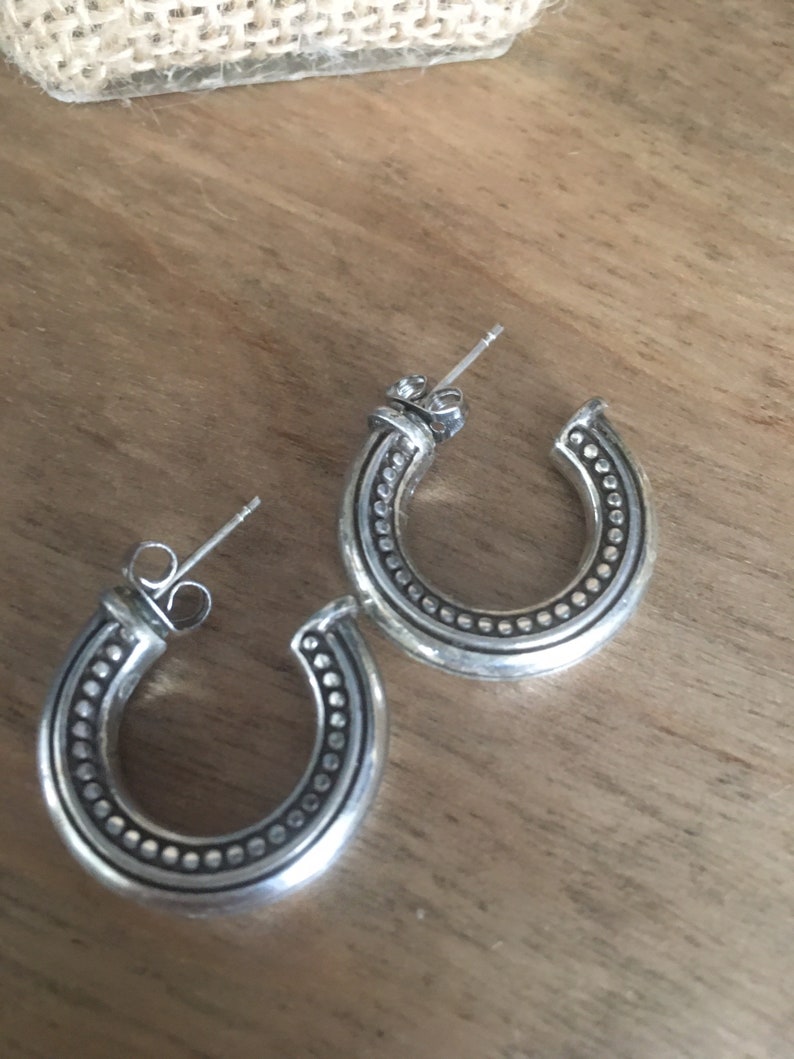 Vintage Necklace with Brighton Earrings and Handcrafted Cuff Bracelet
