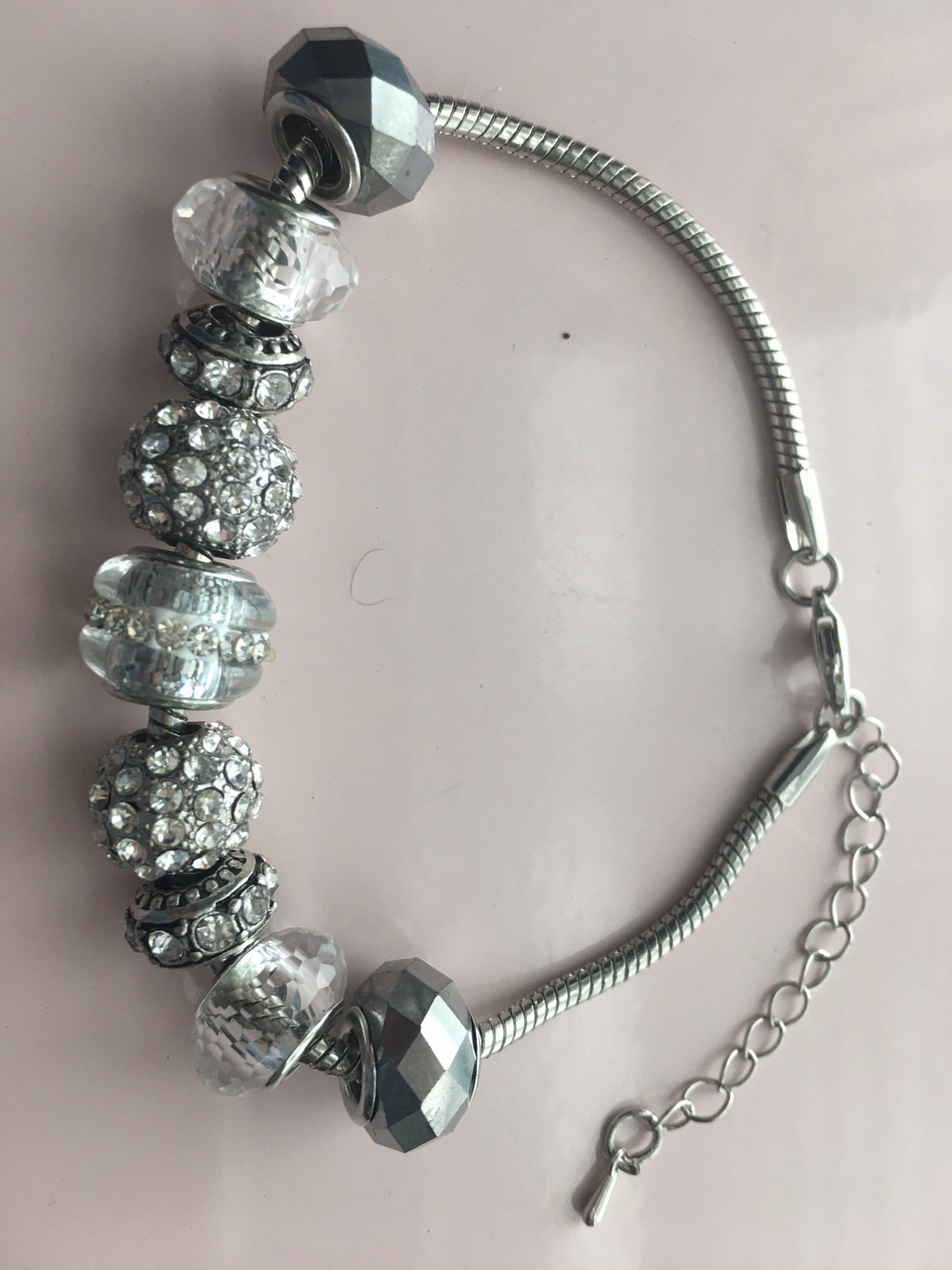 Pandorastyle Charm Bracelet Etsy