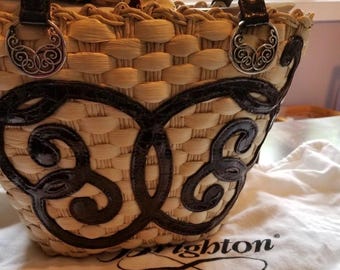 Brighton Lyric Straw Handbag