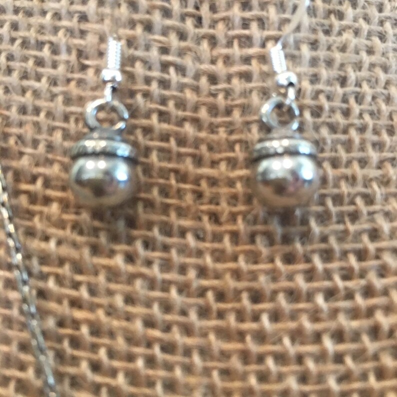 Brighton pendant necklace and French wire drop earrings