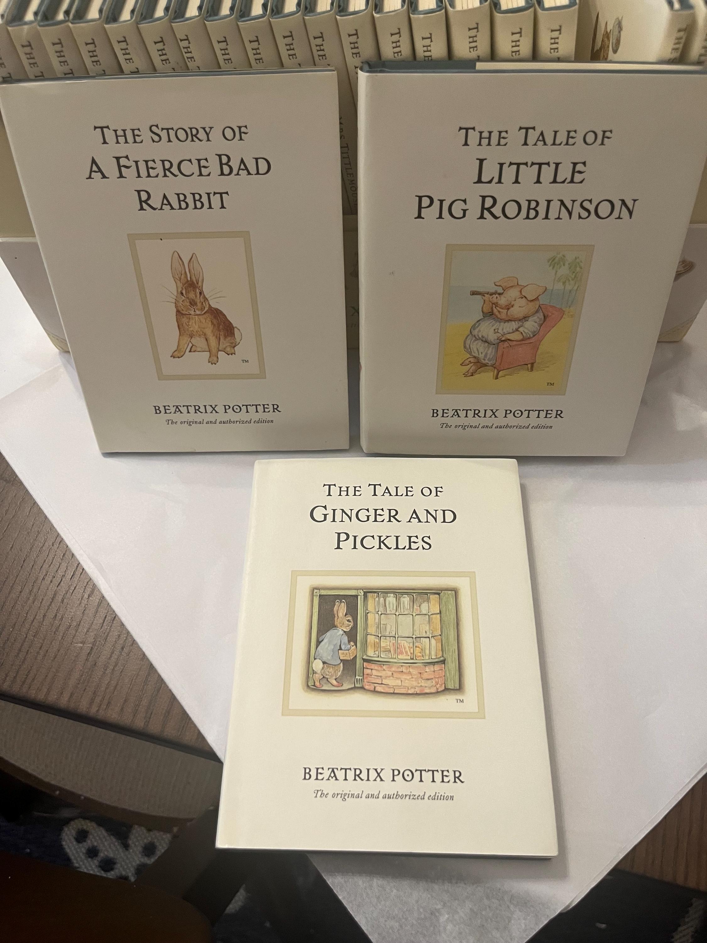 Beatrix Potter Complete Book Set 1-23, World of Peter Rabbit Boxed
