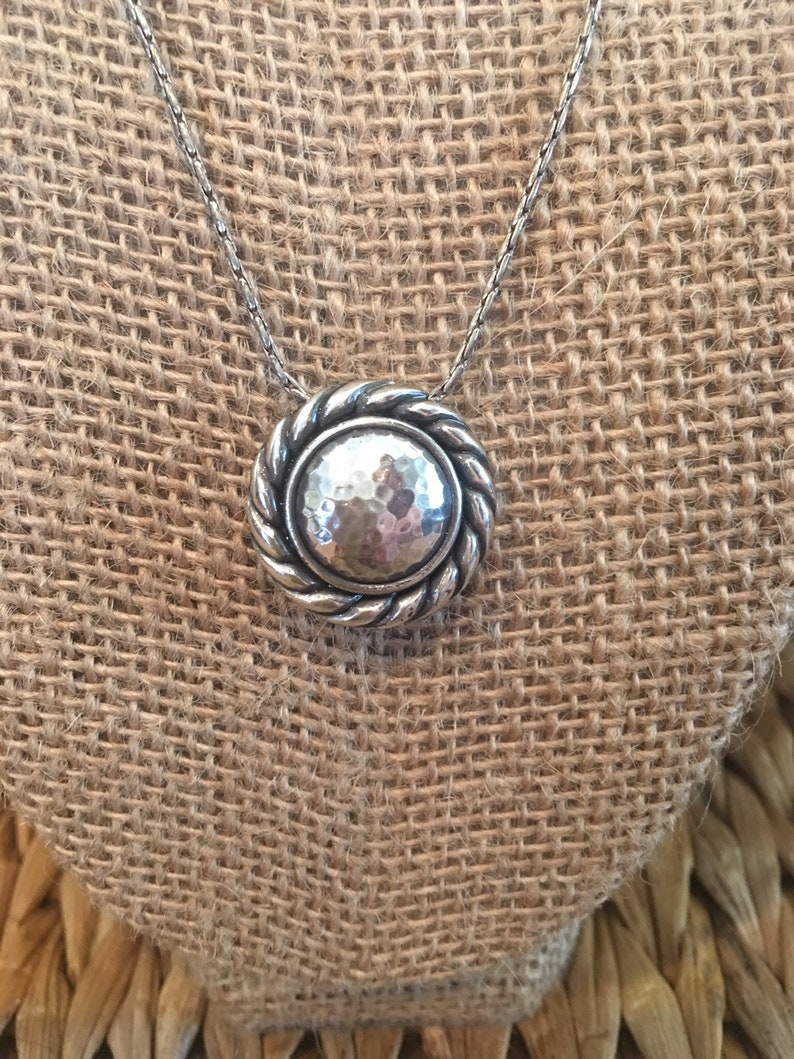 Brighton pendant necklace and French wire drop earrings