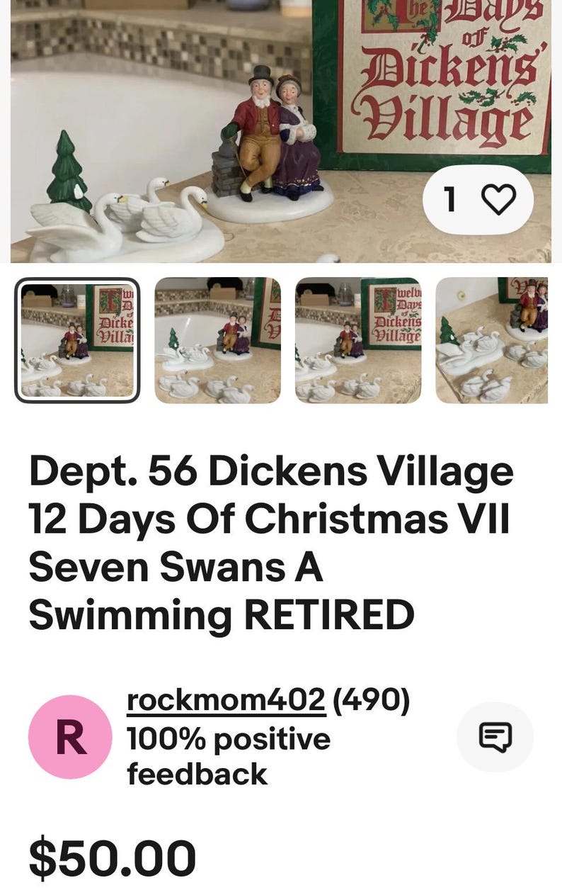 Department 56 Twelve Days of Christmas Figurine - Thumbnail 3