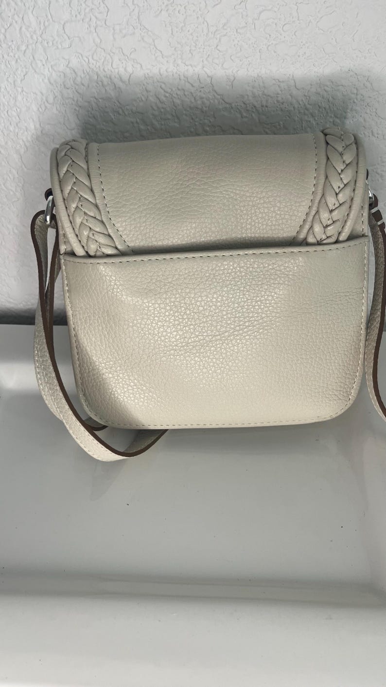 Vintage Brighton Octavia Crossbody Messenger Bag imagem 3