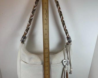 Brighton Barbados Hobo  Handbag in Cream