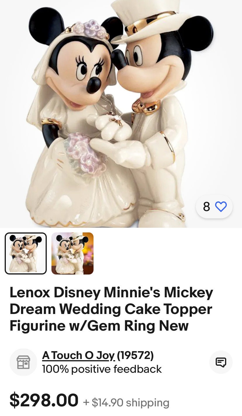 Minnie's Dream Wedding by Lenox for Disney - Etsy Minnie's Dream Wedding by Lenox for Disney - Etsy