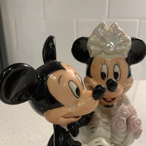 Mickey Mouse Minnie Mouse Vintage Wedding Cake Topper by Disney