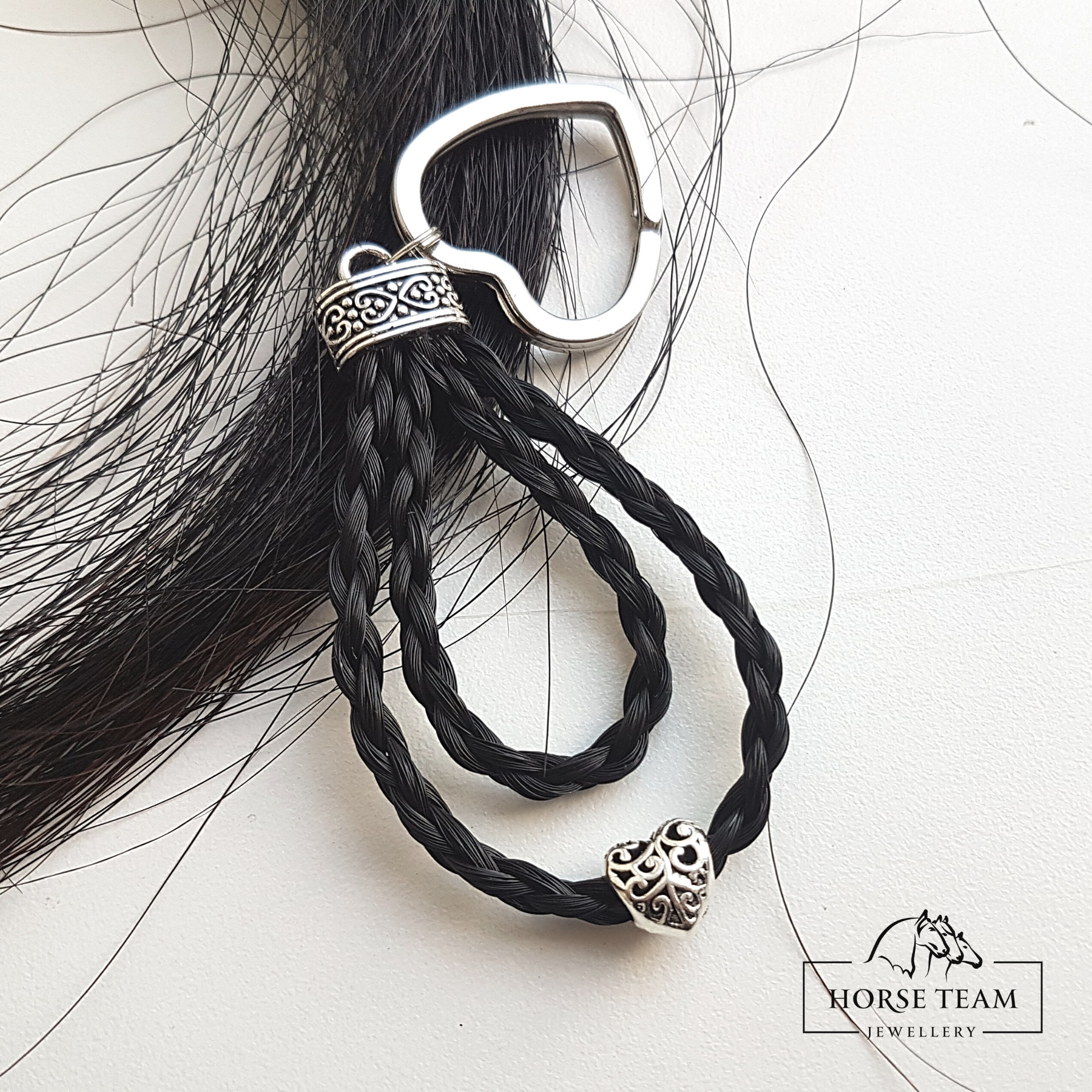 Custom Braided Horse Hair Keychain Tassel Equestrian Gift Etsy