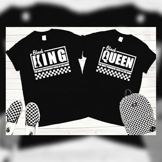 King Queen Shirt Set