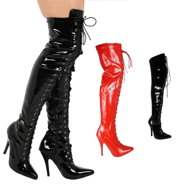 womens thigh high boots uk