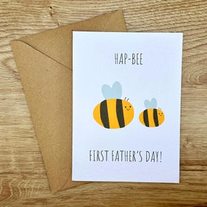 Erste Vatertagskarte, Karte für Papa, Karte für Vater, Karte für Stiefvater