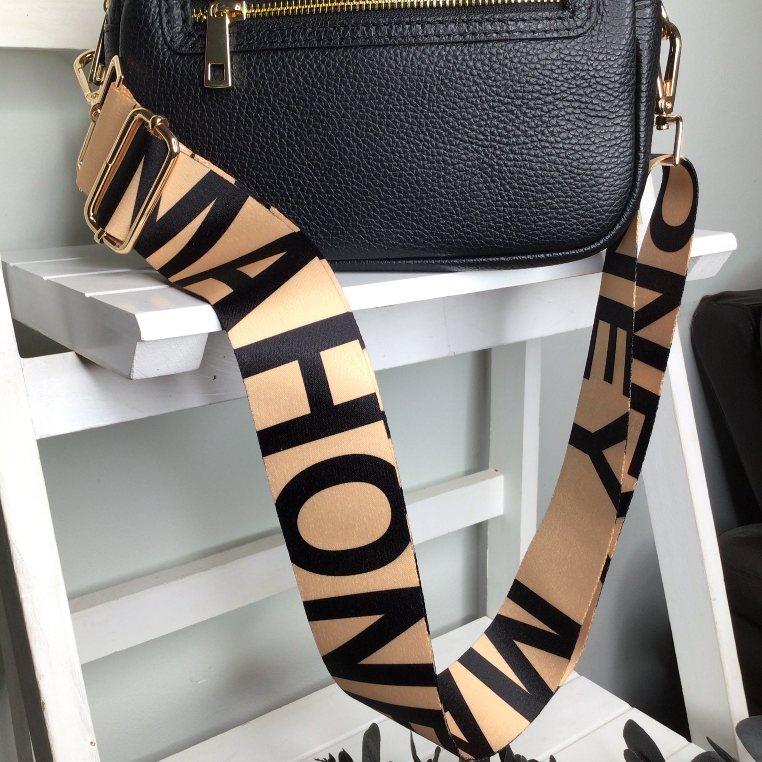 MONOGRAMED LOUIS BAG STRAP – Calvert & Collection