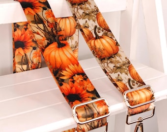 Kürbis-Halloween-Taschenriemen, verstellbarer Herbst-Ersatz-Umhängegurt