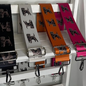 Affenpinscher Hunde Taschengurt, 3D Taschenbaumler, Einzelstück, handgemacht, Geschenk für Affenpinscher Besitzer