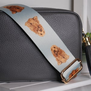 Cockerpoo Hund Taschengurt, Cockerpoo Geschenk, handgemachter Taschengurt, Geschenk für Cockerpoo Besitzer, Extra Langer Taschengurt