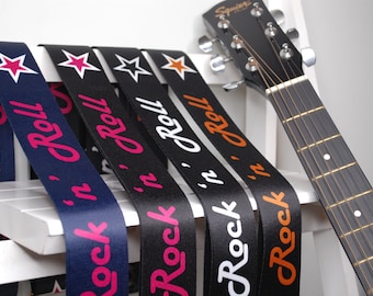 Correa de bolso Rock and Roll, correa de bolso bandolera, hecha a mano en el Reino Unido