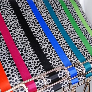 Animal Print Neon Stripe Taschengurt, Steampunk Taschengurt, Crossbody Taschengurt, Schultergurt für Handtaschen, Ersatz Taschengurt