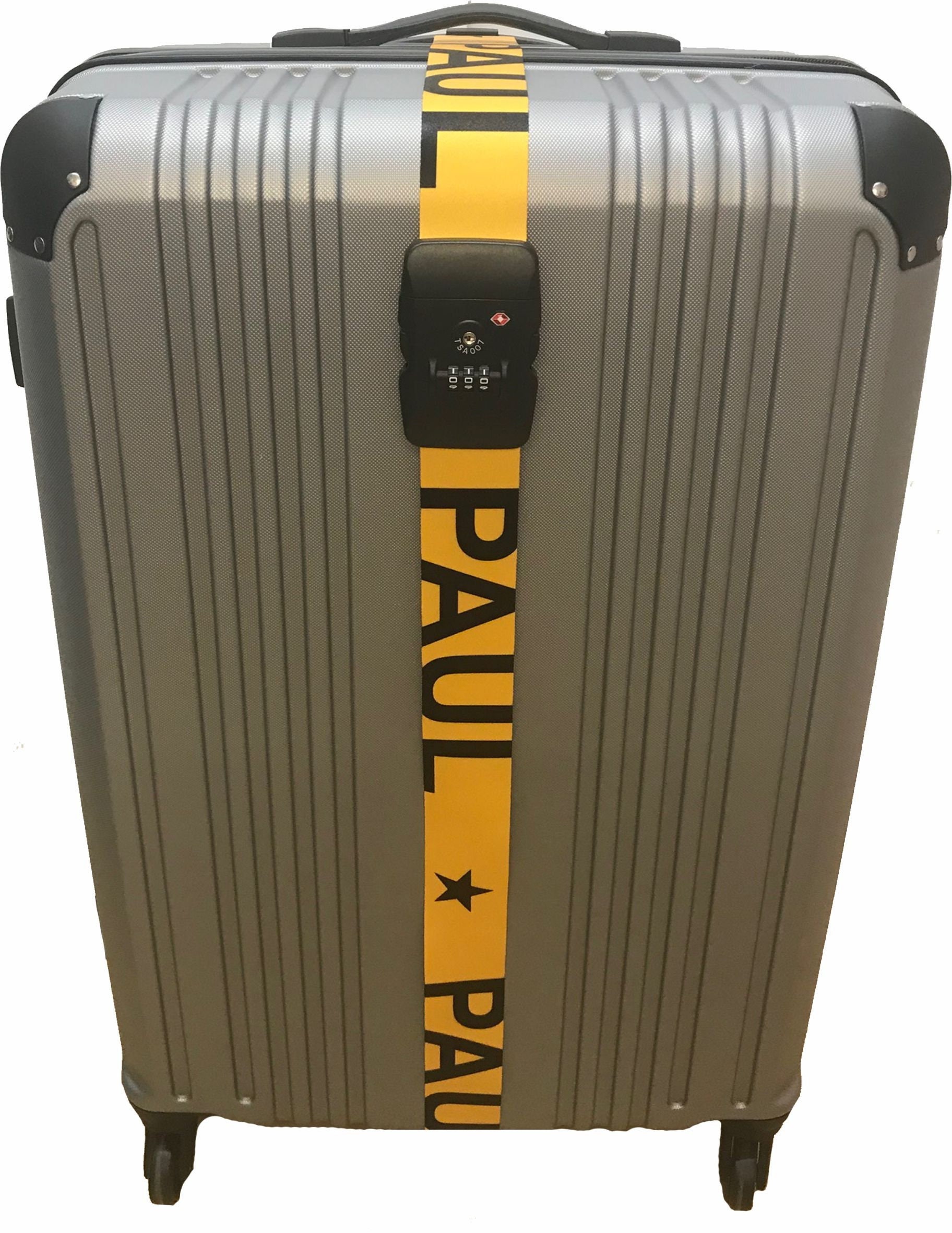 Cinghia Bagaglio Personalizzata Con Lucchetto – Sicurezza Viaggio 180 Cm, Regolabile Per Valigia
