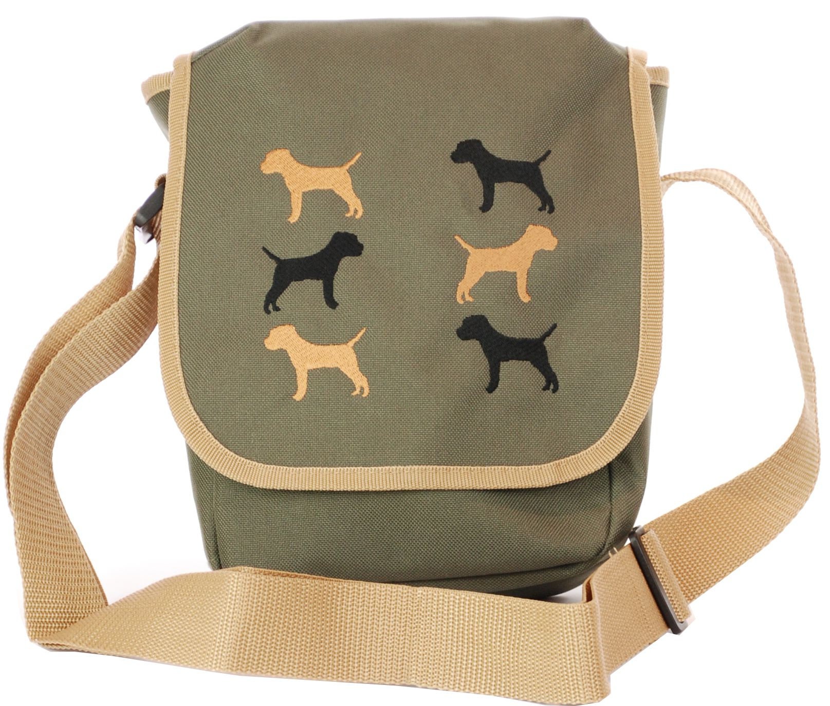 vijandigheid Acquiesce Inwoner Hond wandeltas Border Terrier geborduurde cross body tas - Etsy Nederland